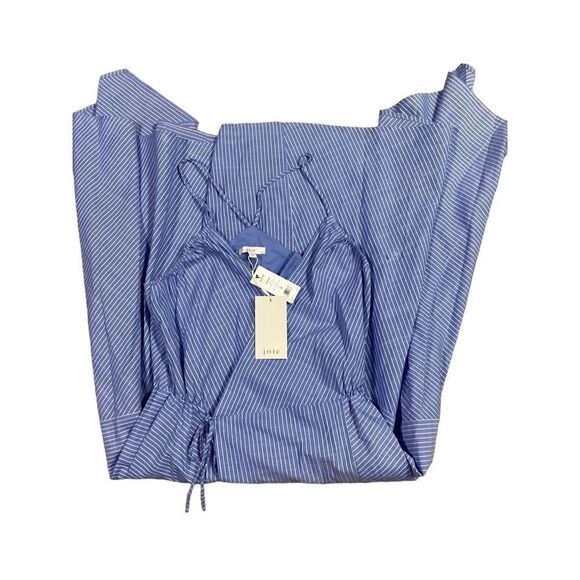 New. JOIE blue chambray wrap dress. Medium. Retails $298 - Picture 7 of 8